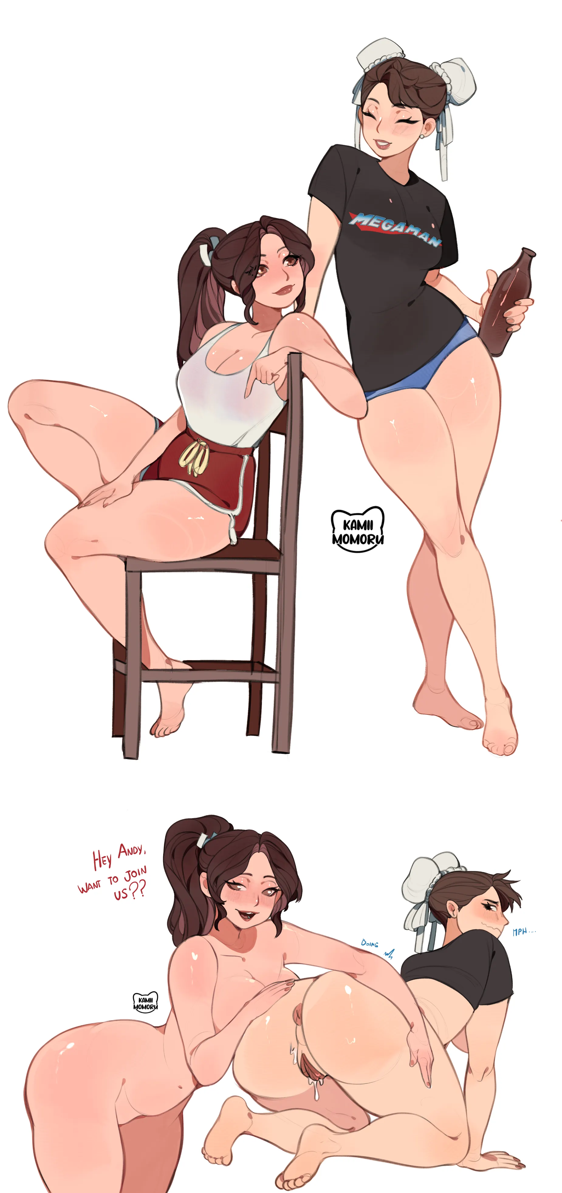 🔥 Chun li vs mai shiranui by peterh lewd street fighter gallery photo